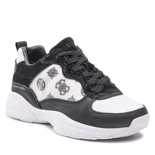 Sneakers Guess Luckee2 FL6LCK FAL12 BLKWH BLKWH imagine noua gjx.ro