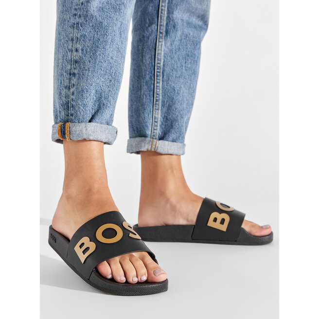 Boss Чехли Boss Bay 50471271 10242218 01 Black 001 1