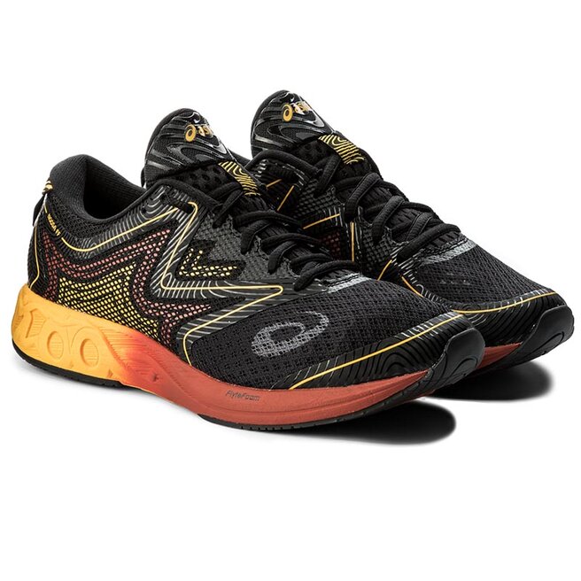 Buty Asics Noosa Ff T722N Black Gold Fusion Red Clay 9004