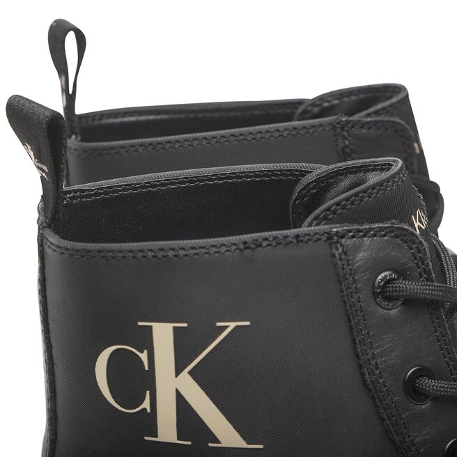 Calvin Klein Jeans Ботуши Calvin Klein Jeans Lug Laceup Boot YM0YM00562 Black BDS