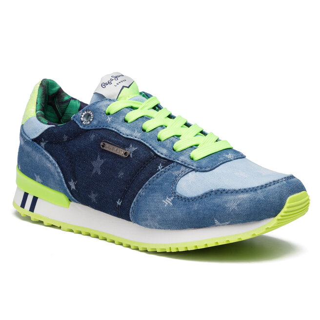 Zapatillas Pepe Gable Patch Star PLS30808 Blue 581 | zapatos.es