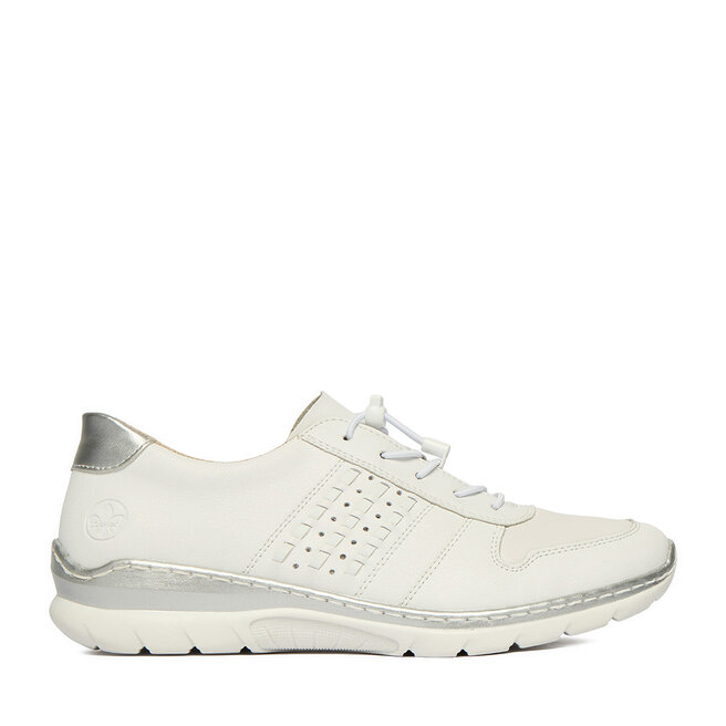 Półbuty Rieker CEO-L32F3-80 Écru - kobiece