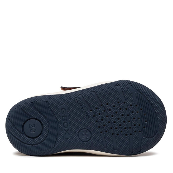 Geox Schnürschuhe Geox B New Flick B. A B161LA 022ME C0947 M Brown/Navy