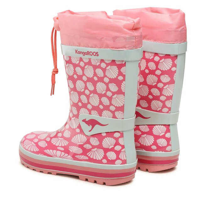 KangaRoos Gumicsizma KangaRoos K-Summerrain 18736 000 6370 Daisy Pink/Shell