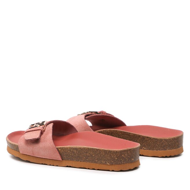 Tommy Hilfiger Șlapi Tommy Hilfiger Th Mule Sandal Slide FW0FW07071 Roasted Malt GSI