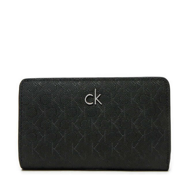 Mały Portfel Damski Calvin Klein Ck Daily Medium Bifold_Mono - Czarny