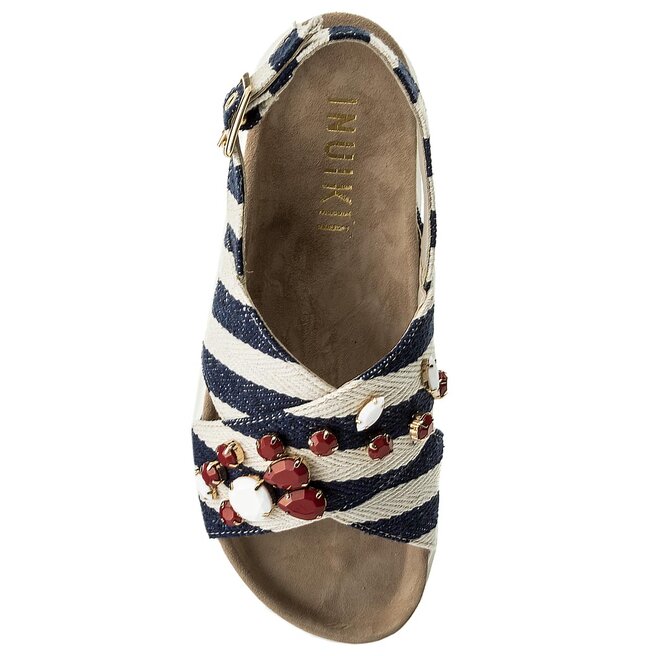 Inuikii Szandál Inuikii Sandal Striper 3090 Blue