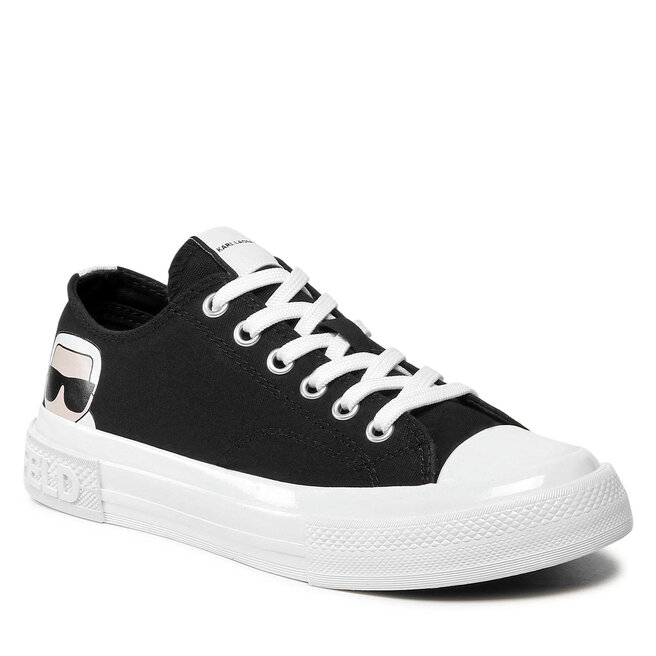 KARL LAGERFELD Кецове KARL LAGERFELD KL60310 Black Canvas