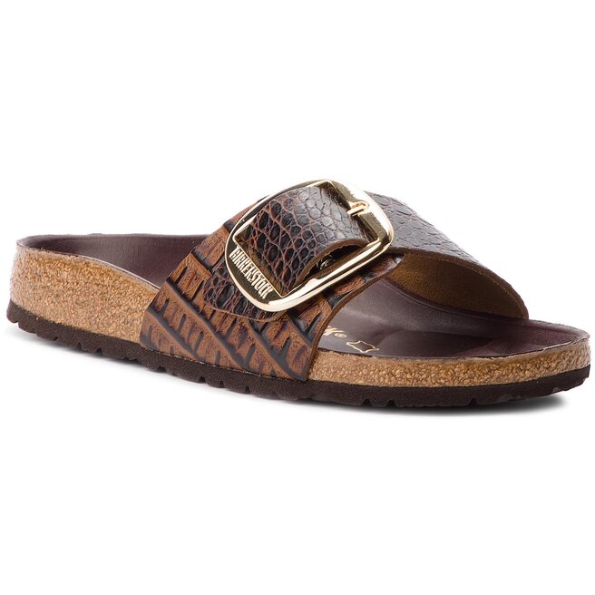 Birkenstock big buckle 2025 gator brown