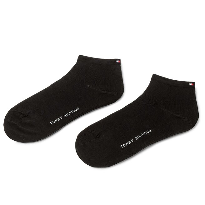 Σετ 2 ζευγάρια κοντές κάλτσες γυναικείες Tommy Hilfiger Dobotex BV 373001001 Black 200