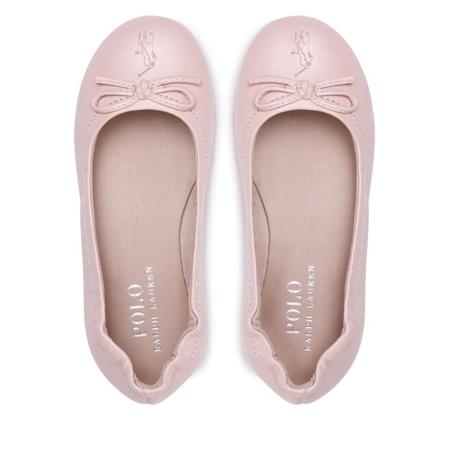 Polo Ralph Lauren Balerini Polo Ralph Lauren Pony Ballet RF104210 Pink Leather