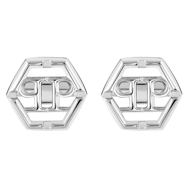 Spinki do mankietów PHILIPP PLEIN Plein Icon - Srebrny
