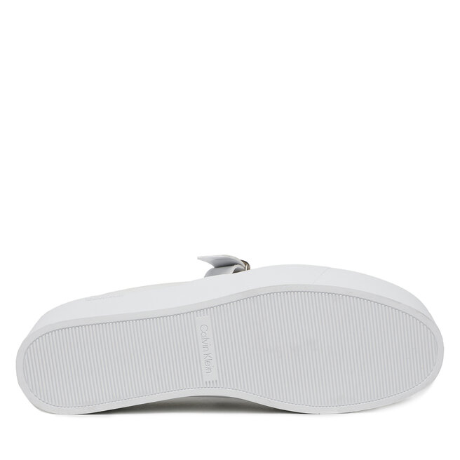 Calvin Klein Сникърси Calvin Klein Flatform Cup Slip On W/Hw HW0HW01516 Triple White 0K4