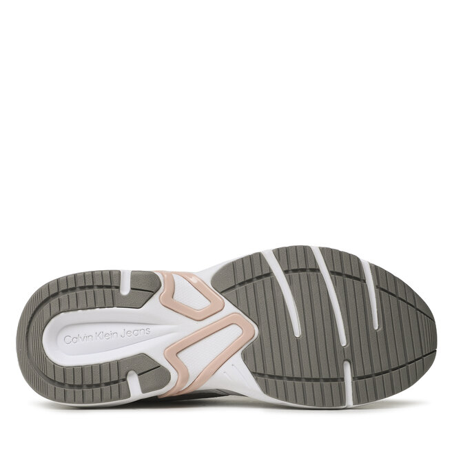 Calvin Klein Jeans Сникърси Calvin Klein Jeans Retro Tennis Su-Mesh YW0YW00891 Oyster Mushroom/Peacg Blush PSX
