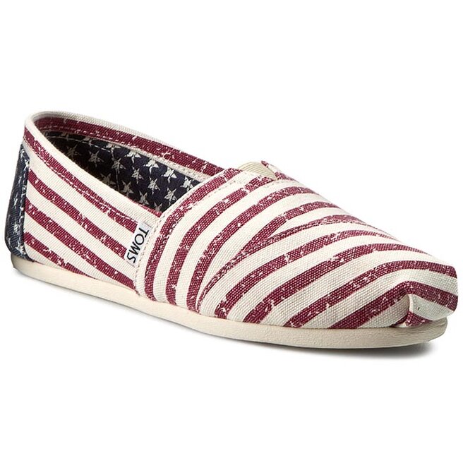 Chaussures basses Toms Classic 10007992 Americana Canvas Flag