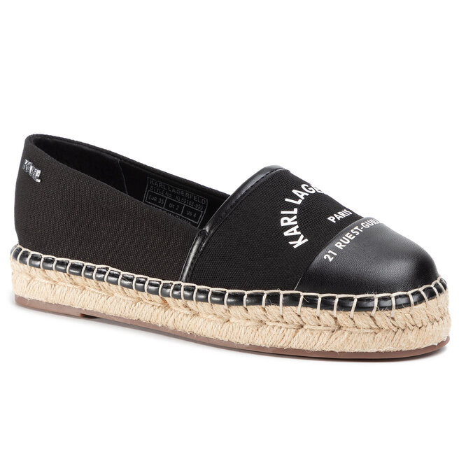 Espadryle KARL LAGERFELD - Czarny