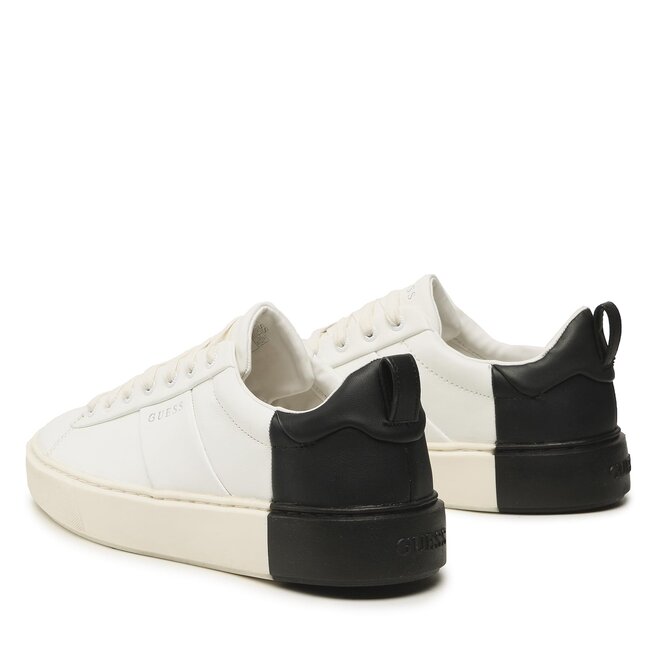 Guess Sneakersy Guess New Vice FM5NVI LEA12 WHBLK