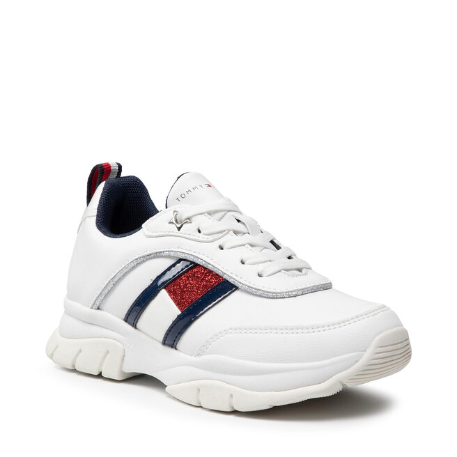 Sneakers Tommy Hilfiger Low Cut Lace-Up Sneaker T3A4-31180-1023 M White 100