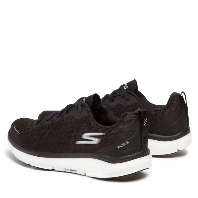 Skechers Pantofi Skechers Go Run Ride 9 246005/BKW Black/White