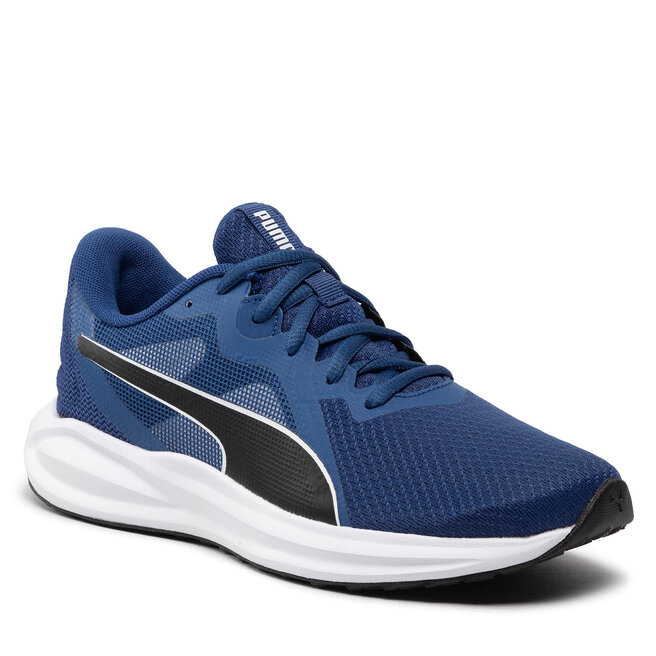 Pantofi Puma Twitch Runner Jr 384537 07 Blazing Blue/Black/White