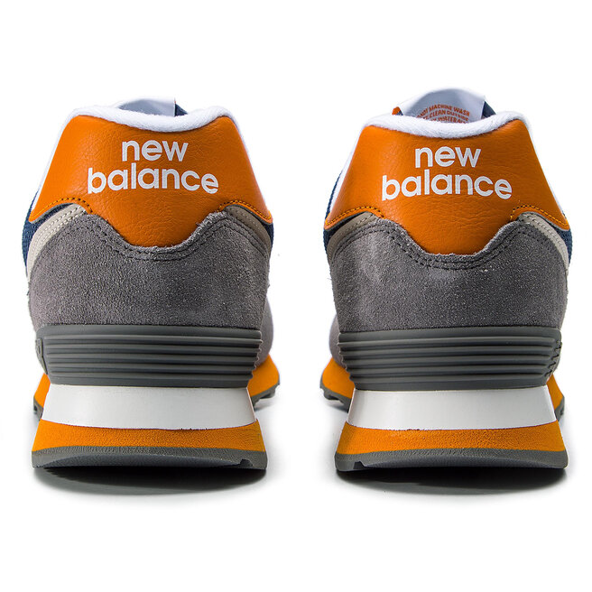 Sneakersy New Balance ML574MUC Szary eobuwie .pl