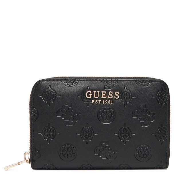 Duży Portfel Damski Guess Phoebe Slg SWPD96 - Czarny
