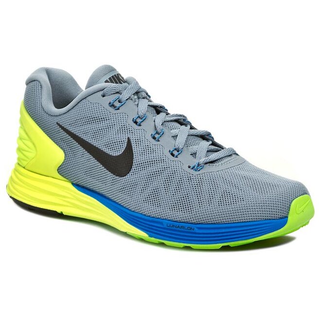 Nike Čevlji Nike Lunarglide 6 654434 003 Magnet Grey/Black/Volt/pht Black