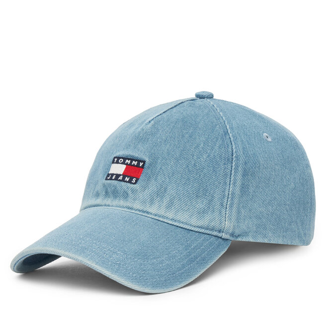 Czapka z daszkiem Tommy Jeans Heritage Core - Niebieski