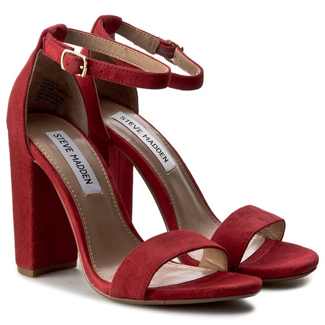 Sanda y Steve Madden Carrson Sandal 91000008 0W0 10003 03001 Red