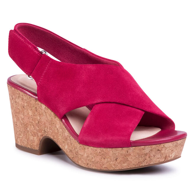 maritsa lara fuchsia suede