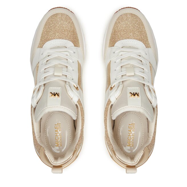 MICHAEL Michael Kors Сникърси MICHAEL Michael Kors Georgie Trainer 43R3GEFS2D Pale Gold 740