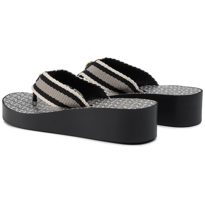 Tory burch gemini on sale wedge flip flop