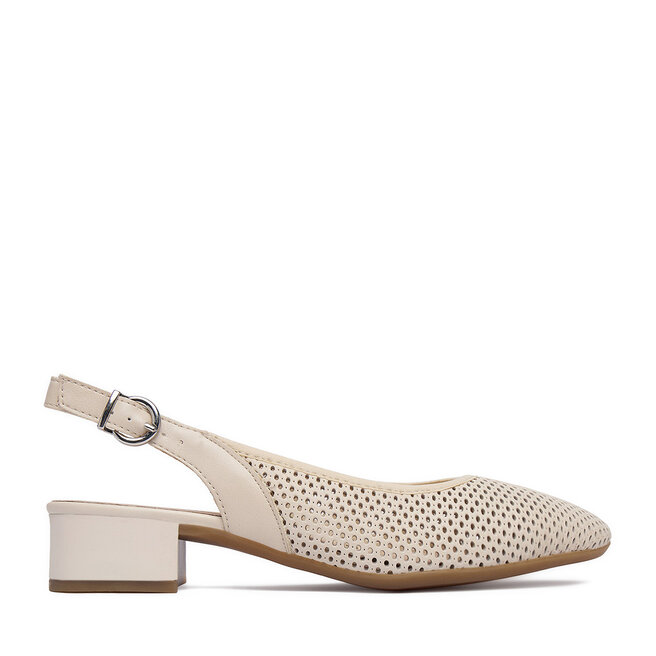 Czółenka Rieker CEO-43458-60 Beżowy jasny - kobiece