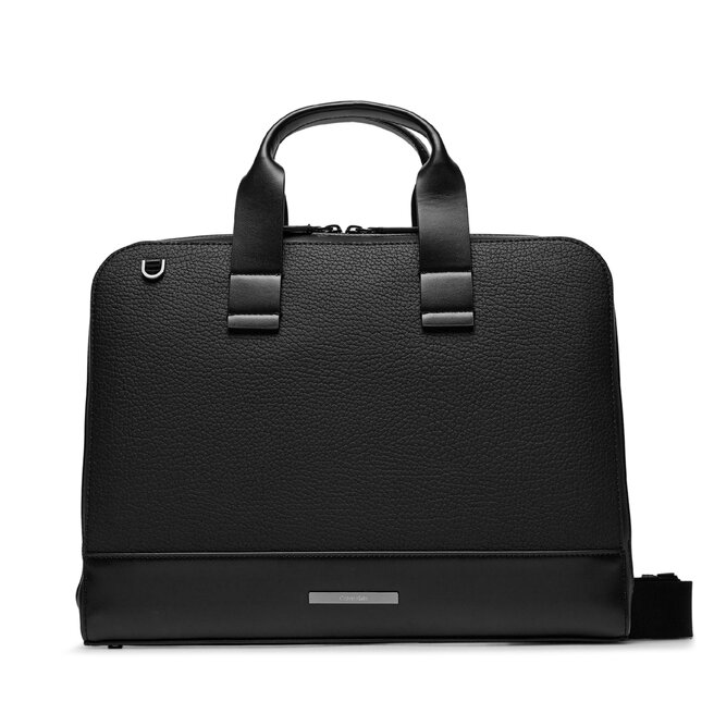Τσάντα για laptop Calvin Klein Modern Bar Slim Laptop Bag K50K511246 Μαύρο