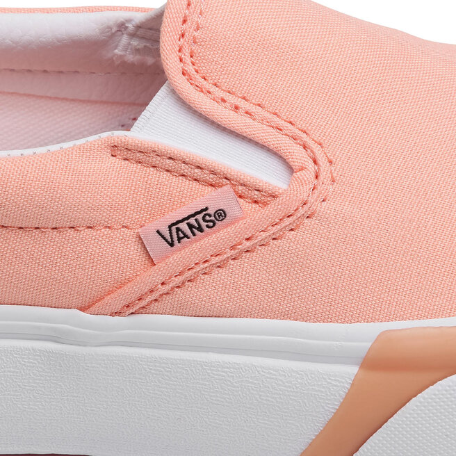 Tropical peach slip on vans 2025
