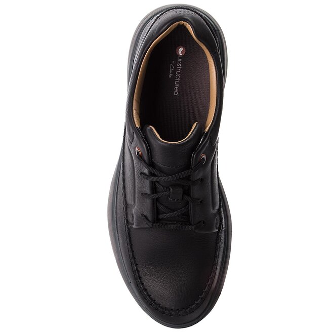Halbschuhe Clarks Un Rise Lace 261369817 Black Leather de.eschuhe.ch