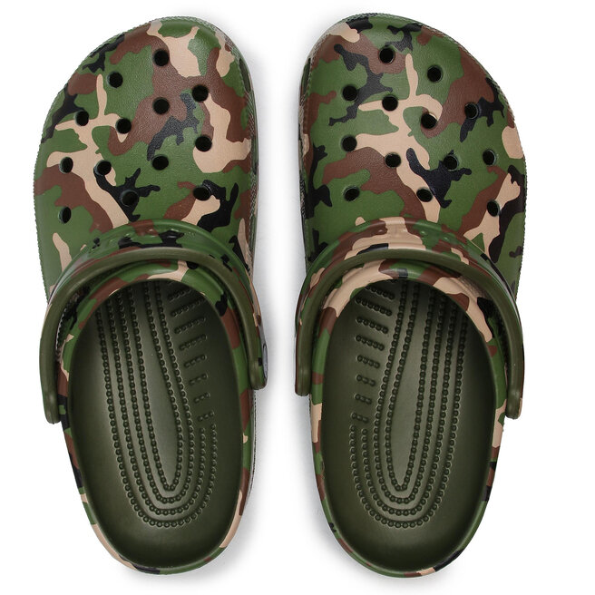 Crocs Ciabatte Crocs Classic Printed Camo Clog 206454 Army Green/Multi