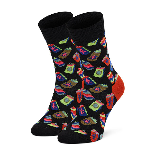 Șosete Înalte Unisex Happy Socks CAN01-9300 Negru CAN01-9300