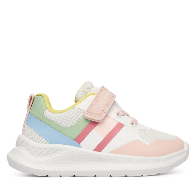 Sneakersy Tommy Hilfiger T1A9-34261-1843Y913 Biały - dziewczęce