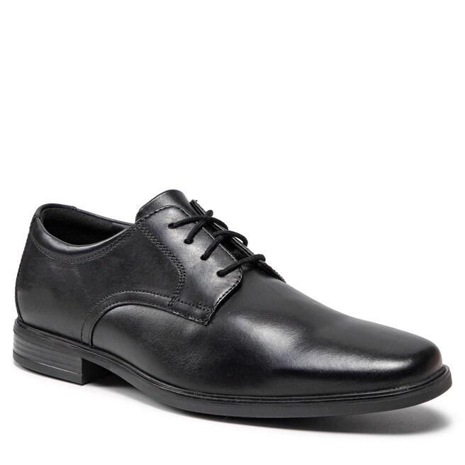 Pantofi Clarks Howard Walk 261612857 Black Leather