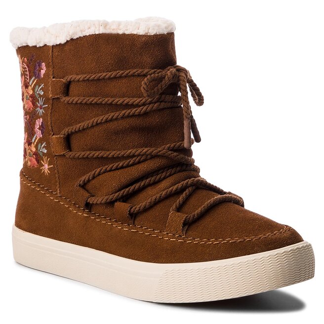 Toms dark shop amber suede