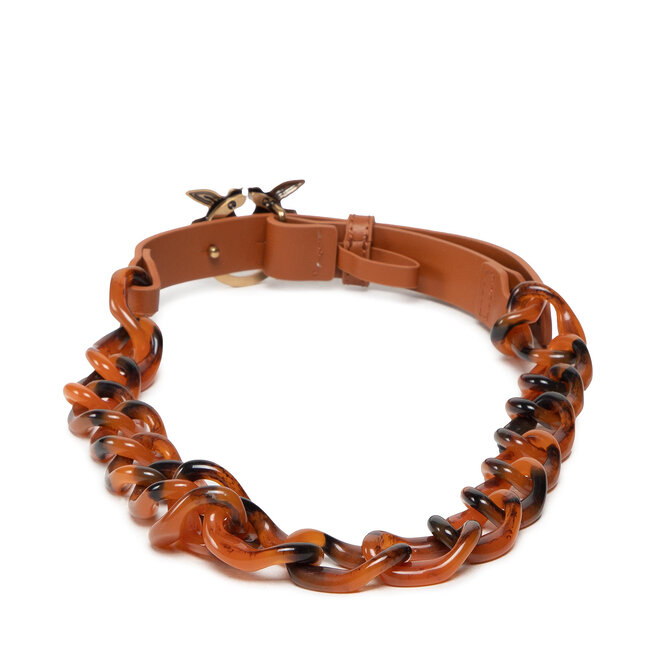 Pinko Dámsky opasok Pinko Love Day Turtle Chain Belt H2 PE 22 PLT01 1H2113 Y85T Cuoio L58Q
