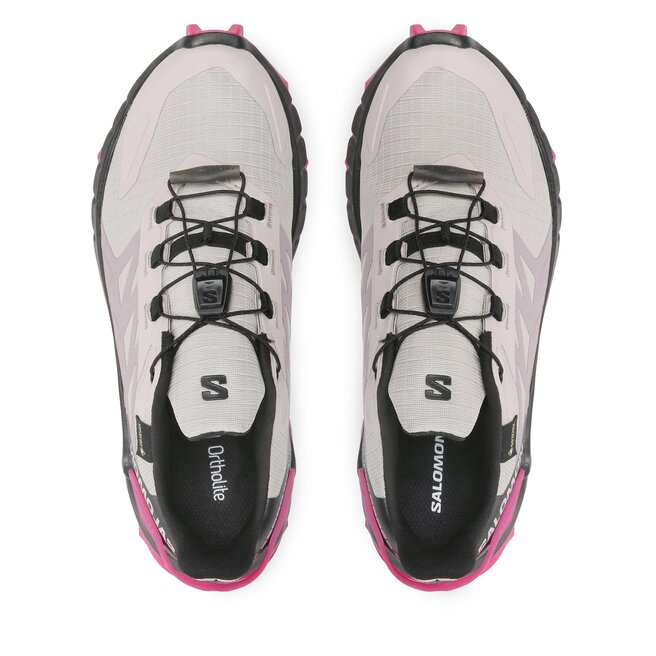 Salomon Pantofi Salomon Supercross 4 Gtx W GORE-TEX 417355 20 V0 Ashes Of Roses/Black/Very Berry