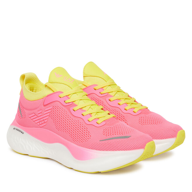 Sneakersy EA7 Emporio Armani X8X246 XK443 MZ609 Różowy - kobiece