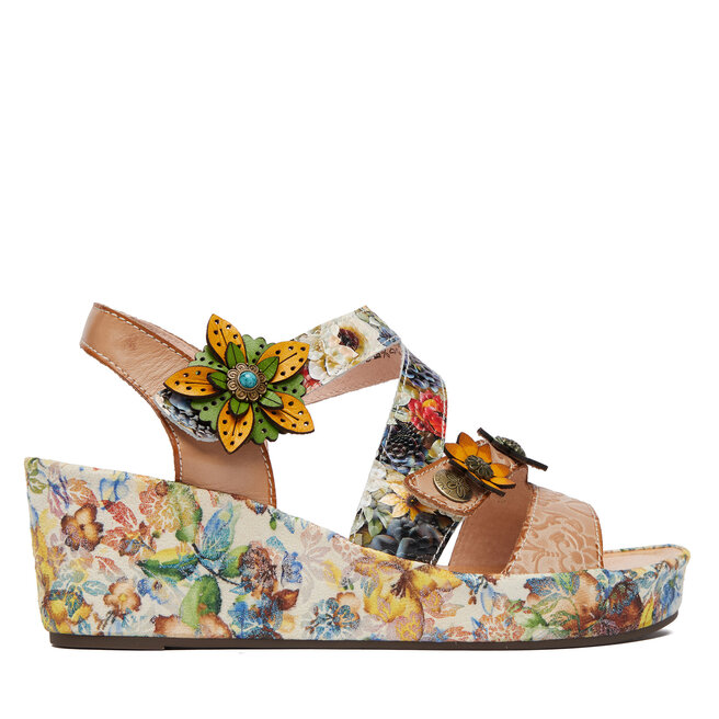 Sandały Laura Vita Facdiao 11 Beżowy - kobiece