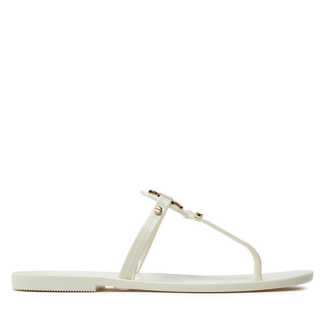 Japonki Tory Burch Mini Miller Flat Thong - Biały