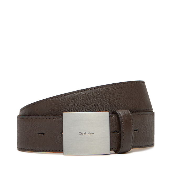 Pasek Męski Calvin Klein Plaque Buckle 35Mm - Kolorowy