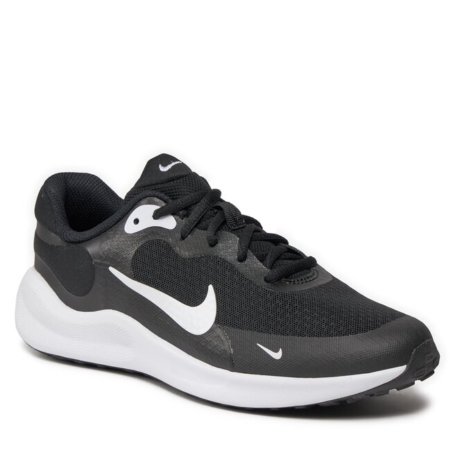 Pantofi Nike Revolution 7 GS FB7689 003 Black White White