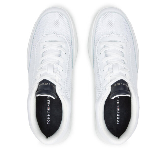 tommy hilfiger elevated cupsole suede