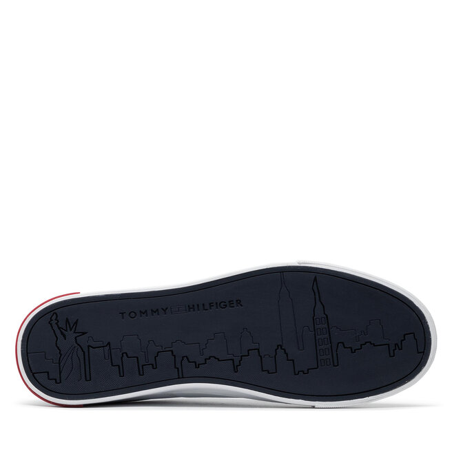 tommy hilfiger essential leather detail vulc